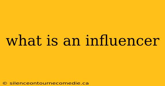 what is an influencer