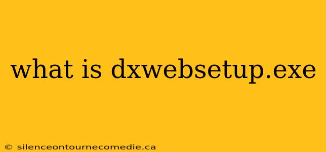 what is dxwebsetup.exe