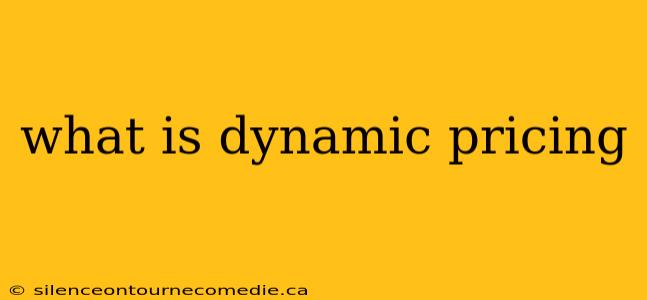 what is dynamic pricing