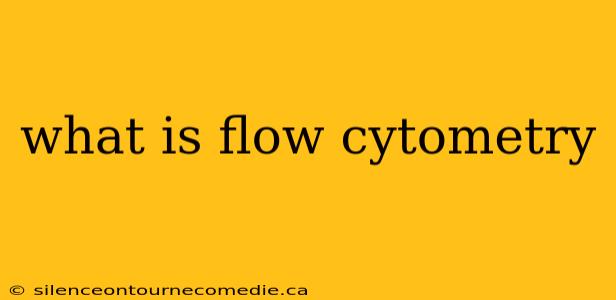 what is flow cytometry