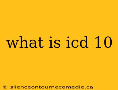 what is icd 10