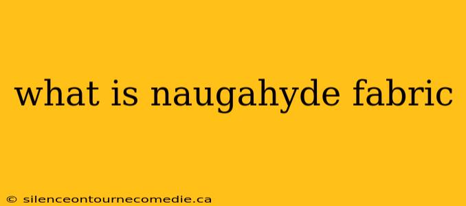 what is naugahyde fabric