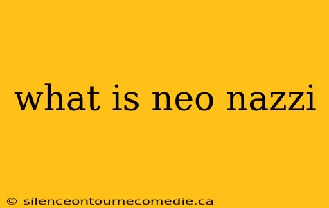 what is neo nazzi