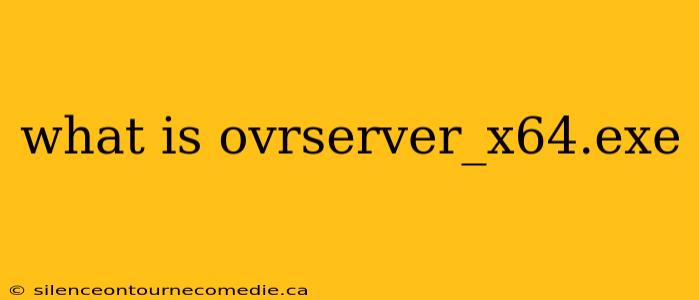 what is ovrserver_x64.exe