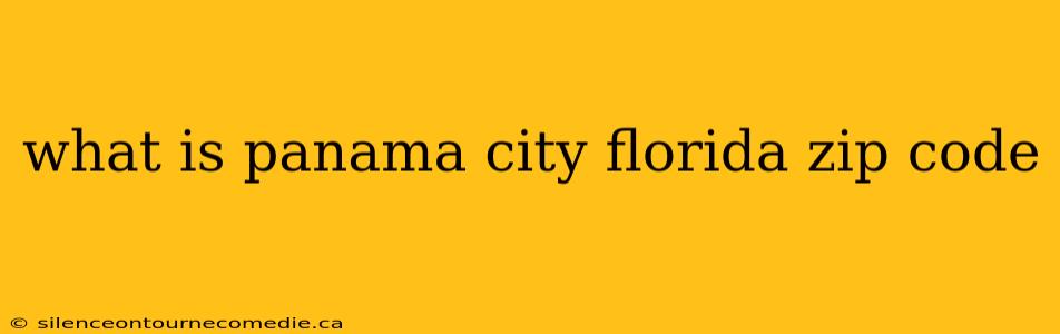 what is panama city florida zip code