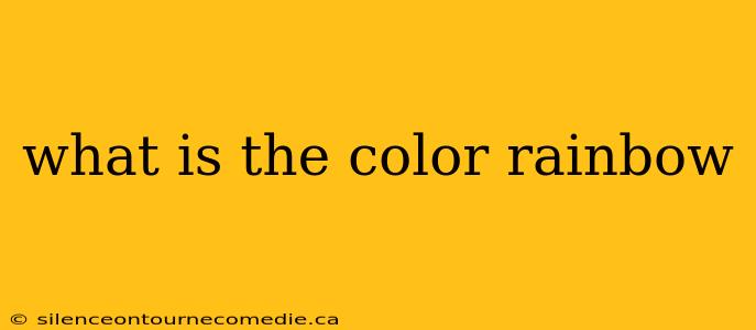 what is the color rainbow