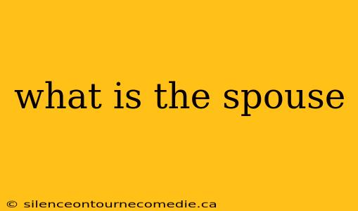 what is the spouse