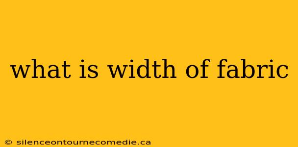what is width of fabric