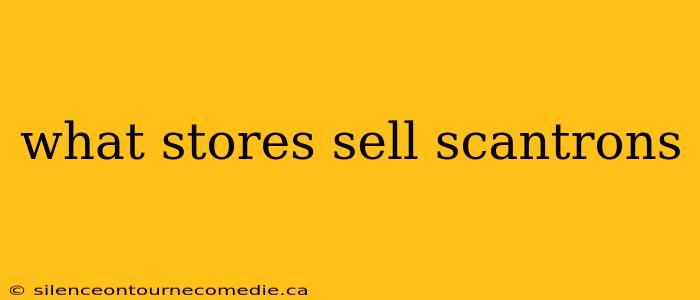 what stores sell scantrons