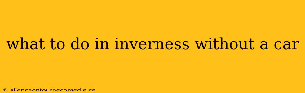 what to do in inverness without a car