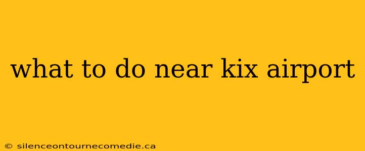 what to do near kix airport