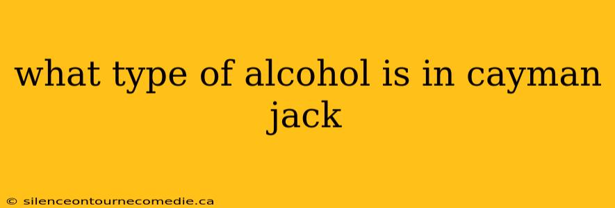 what type of alcohol is in cayman jack