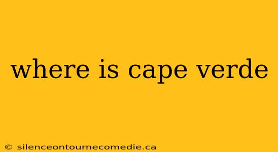 where is cape verde