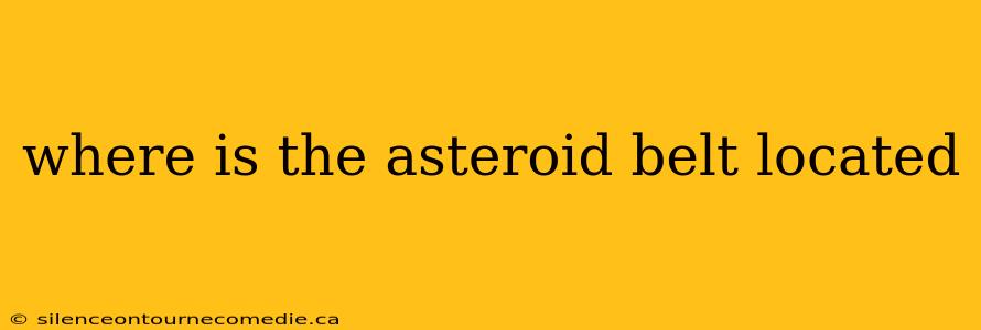 where is the asteroid belt located