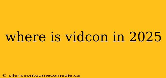 where is vidcon in 2025