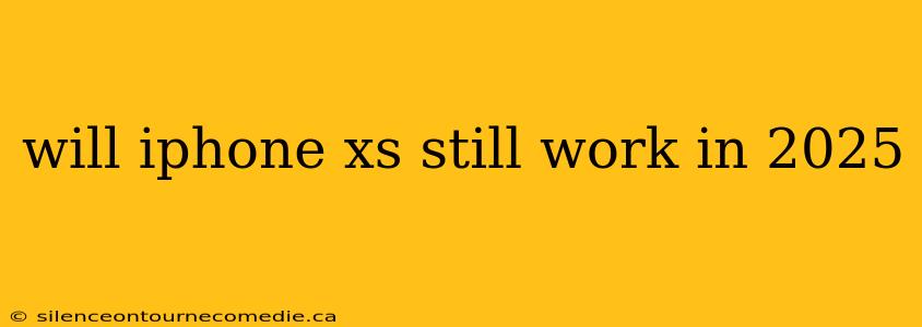 will iphone xs still work in 2025