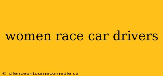 women race car drivers